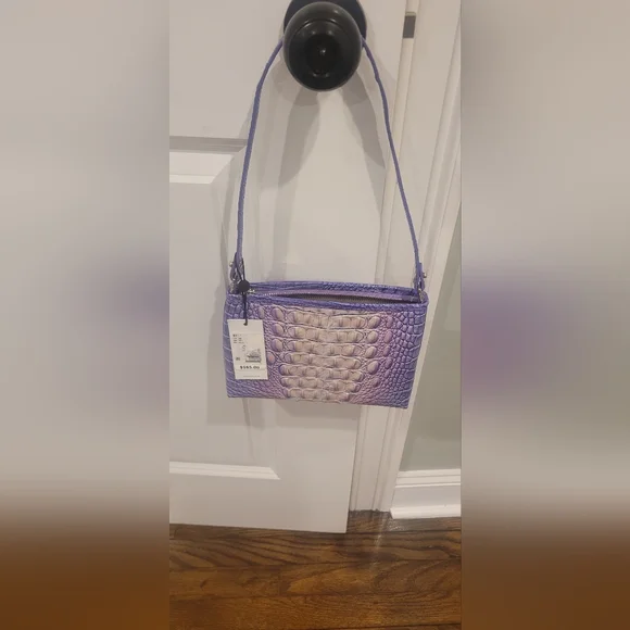 Brahmin Lorelei Shoulder Croc-Embossed Crossbody Bag - Picture 7 of 14